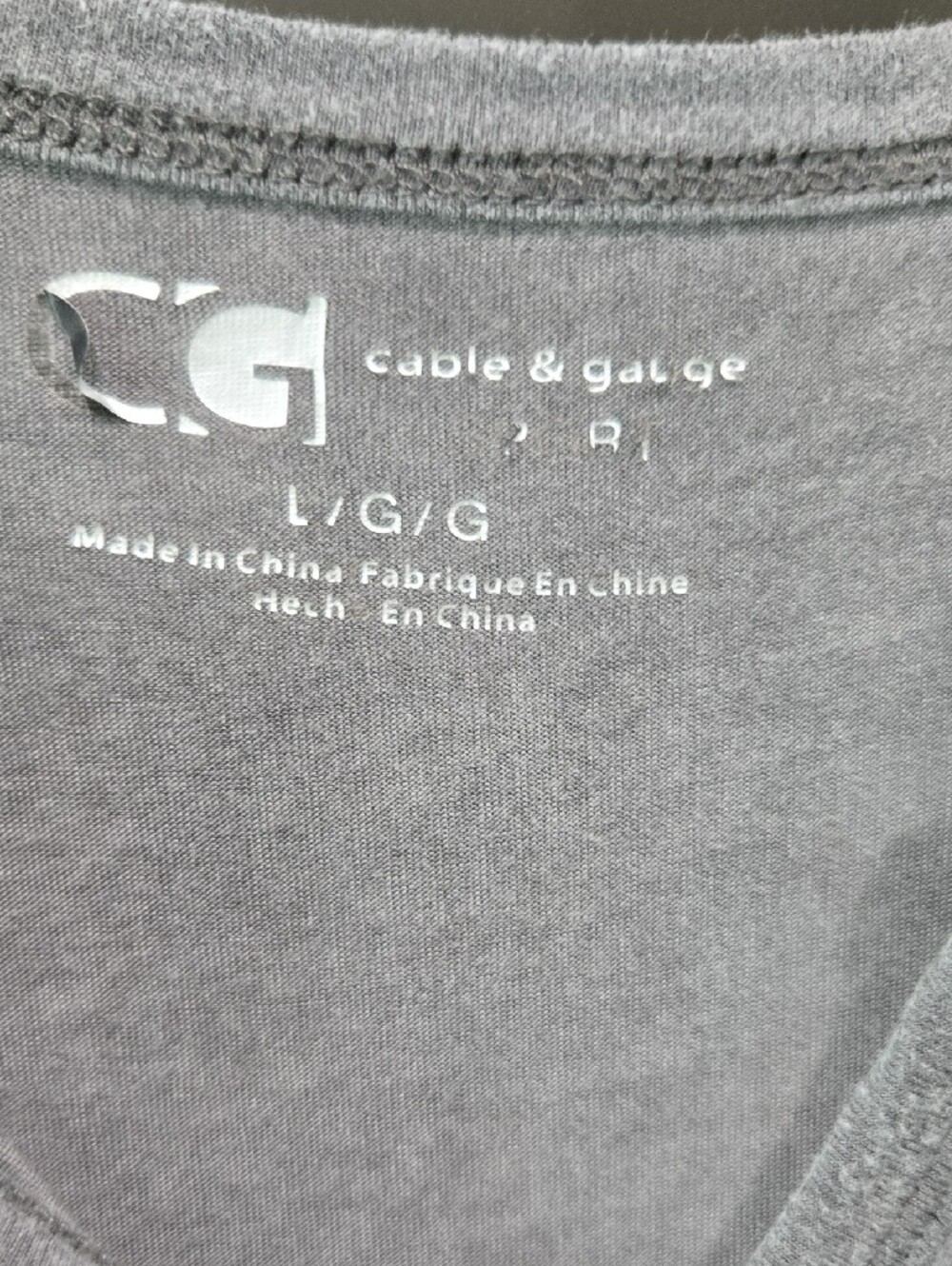 Women’s Charcoal Gray Sleeveless V-Neck Tank Top - Picture 2 of 6